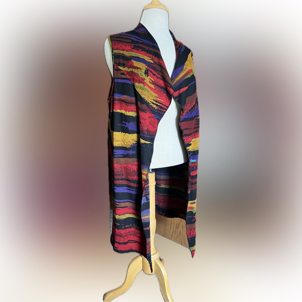 Parsley & Sage Long Open Vest